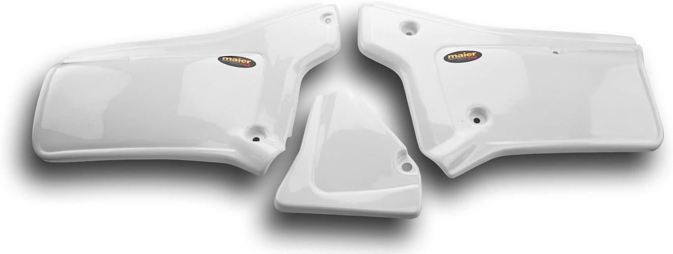 Maier USA Side Panels Compatible/Replacement for Honda XR200R / XR250R - White - 206101