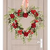 Expression Intemporelle : Utilisant des roses artificielles et une structure en forme de cœur, cette couronne crée une aura chaleureuse et romantique. C'est un choix exceptionnel pour un cadeau ou un usage personnel, s'intégrant parfaitement dans une entrée ou une salle à manger tout en célébrant les émotions s et les souvenirs précieux.