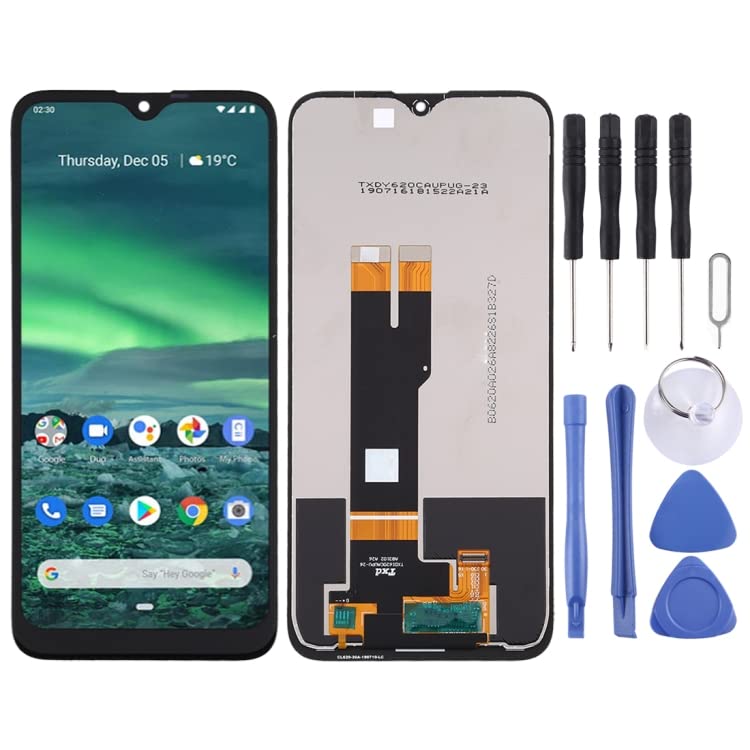 Écran LCD TFT LCD pour téléphone portable Nokia 2.3 avec numériseur Assemblée complète (Noir) Pièce de réparation
