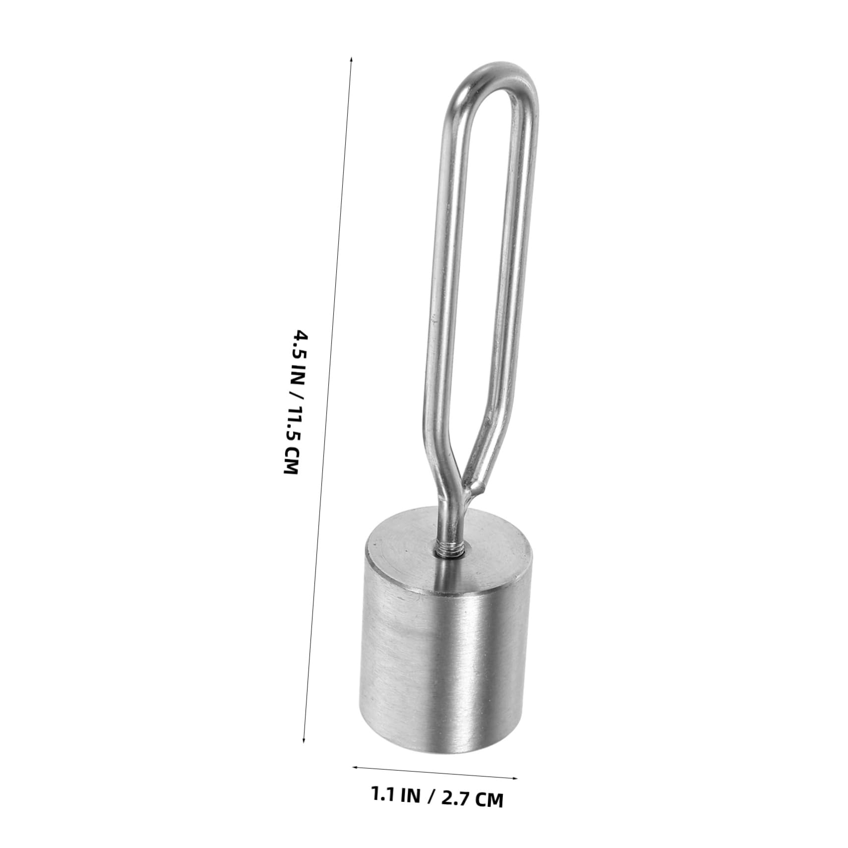 VICASKY Stainless Steel BBQ Rotisserie Counterweights 14mm Limit Block 182g Weights Set Grill Parts for Even Cooking