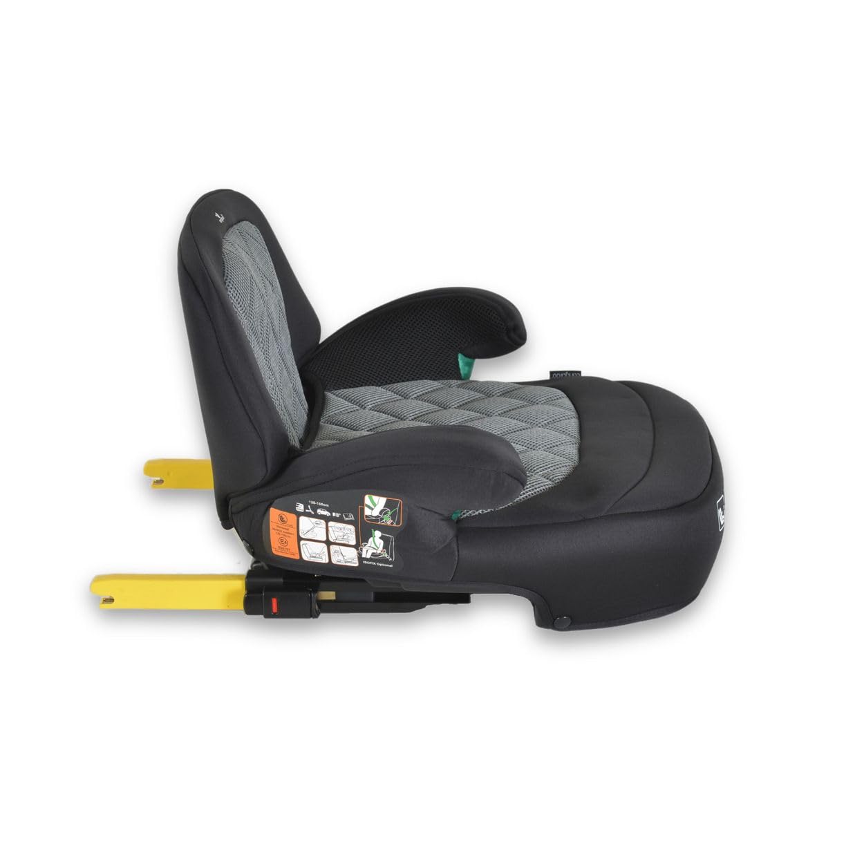 Cangaroo siège enfant rehausseur Jax i-Size 125-150cm groupe 3 Isofix Top Tether, coloris:gris