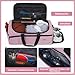 FIORETTO 35L Sporttasche & Reisetasche für Damen und Herren, mit Schuhfach & Nassfach, Wasserdicht Tasche für Trainingstasche, Gym, Travel, Schwimmen, Sauna, fußball Rosa
