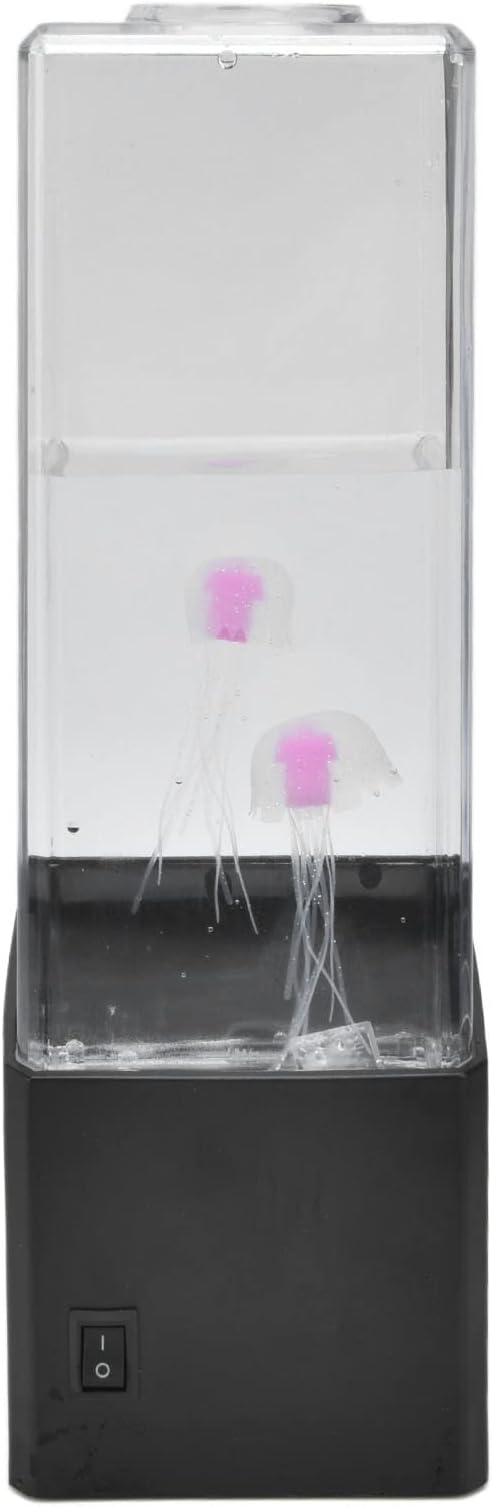 Folany LED Jellyfish Lamp, Jellyfish Light Long Service Life for Office for Bedroom for Children