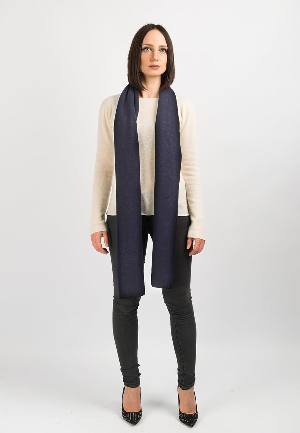 Dalle Piane Cashmere - 100% Cashmere Scarf - Made in Italy - Winter Neck Warmer (14" x 77") - Christmas Gift - Image 4