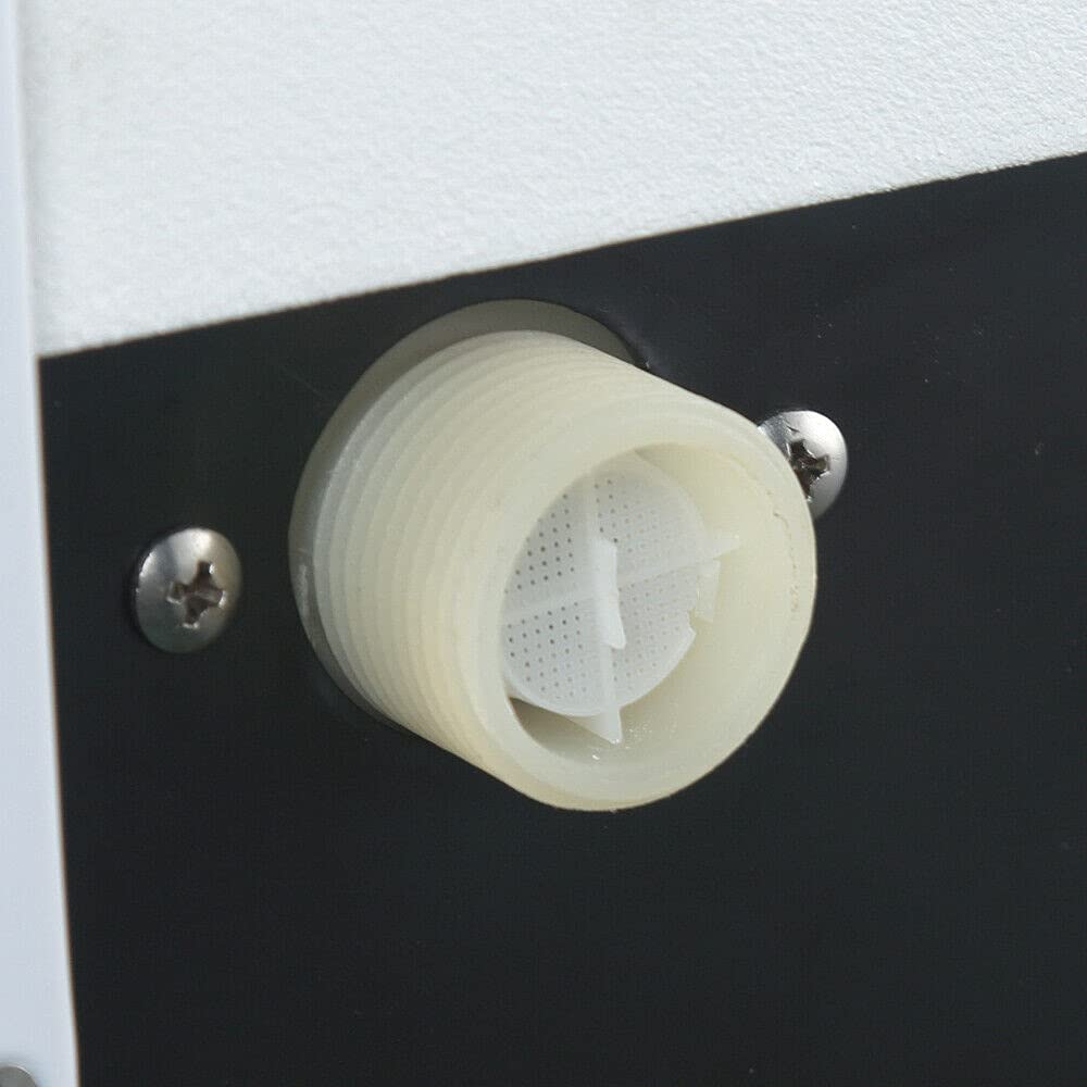 Lavavajillas de mesa, 1500 W, con panel de control y luces indicadoras para cocinas pequeñas, 360 grados, 41-60 litros de capacidad, 45 minutos (blanco)