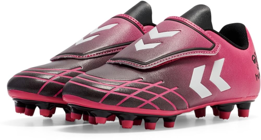hummel HATTRICK MG JR Football Boots, Pink Flambè, 27 EU, Pink Flambè, 9.5 UK Child