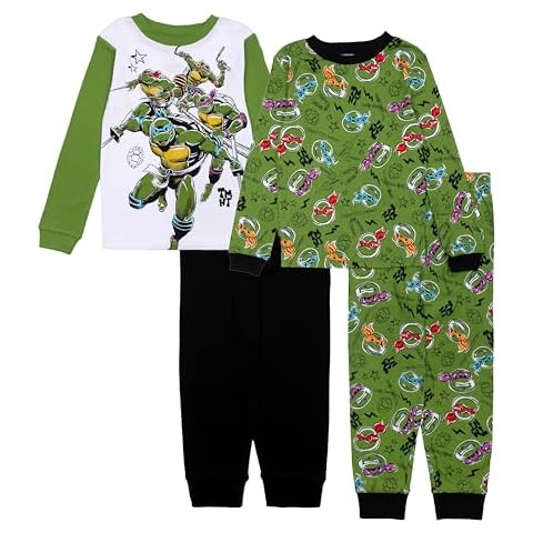 Nickelodeon TMNT Boys' Cotton Pajama Set Cover
