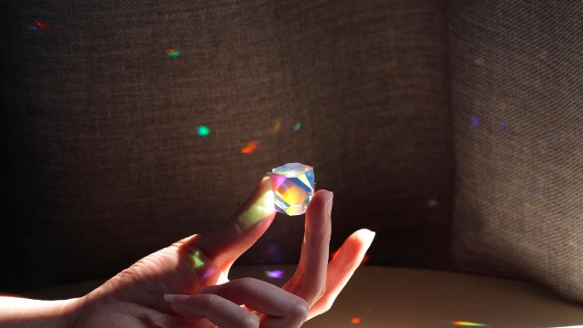 Amazon.com: HDCRYSTALGIFTS Color Cube Prism 20mm K9 Optical