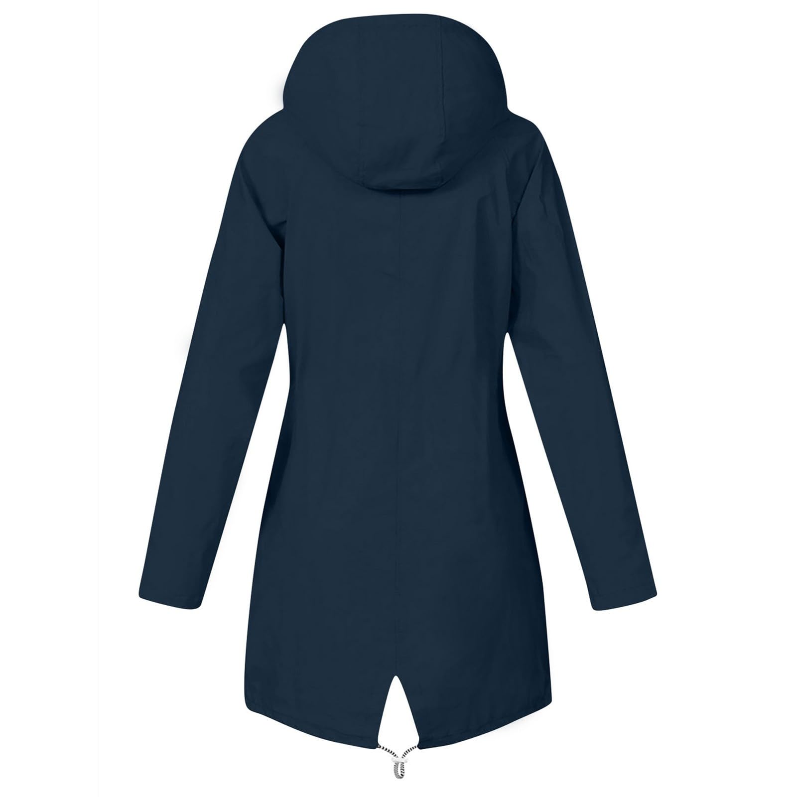 Generisch Giacca a vento invernale da donna, 3 in 1, due pezzi, per attività all'aperto, alpinismo e attività all'aperto, con funzione impermeabile (blu navy, M)