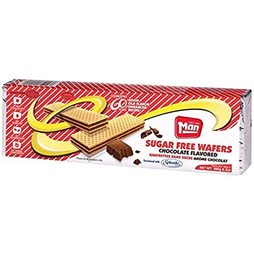Man Chocolate Sugar Free Wafer, 180 g