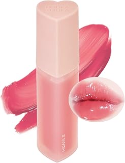 HOLIKA HOLIKA Heart Crush Bare Glaze Tint - K-Beauty Girlish & Juicy Color Lip Tint with Moisture Essence, Long-Lasting Moisture & High Shine, 0.1 fl.oz. (05 SWISH)