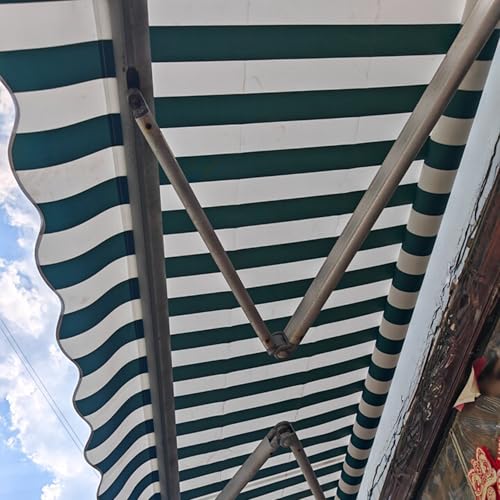 Auvent de remplacement rétractable 4.5x3m en polyester PVC imperméable - 7