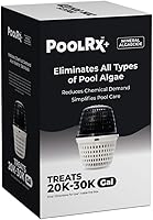 PoolRX+ Algaecide Pool Unit for 20K-30K Gallon Pools - EPA Registered, Kills All Algae Up to 6 Months