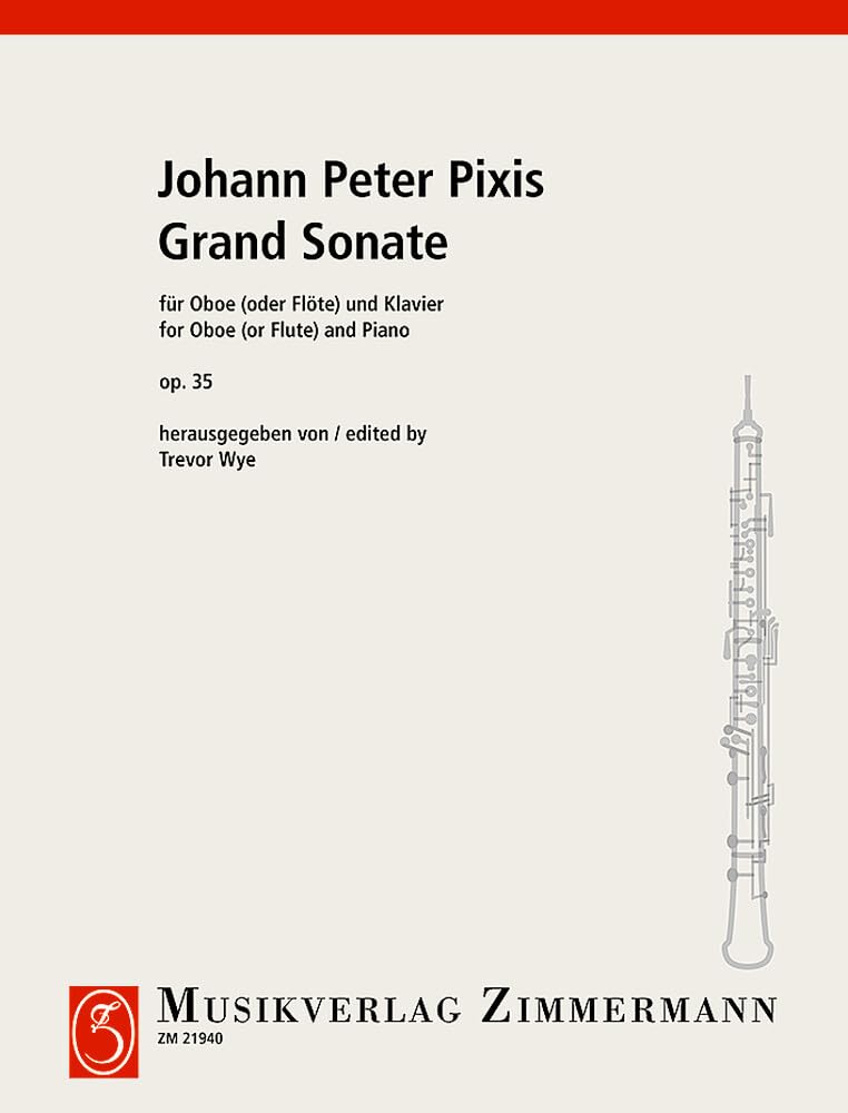 Grand Sonate: op. 35. oboe (flute) and piano.      Sheet music – January 1, 1980