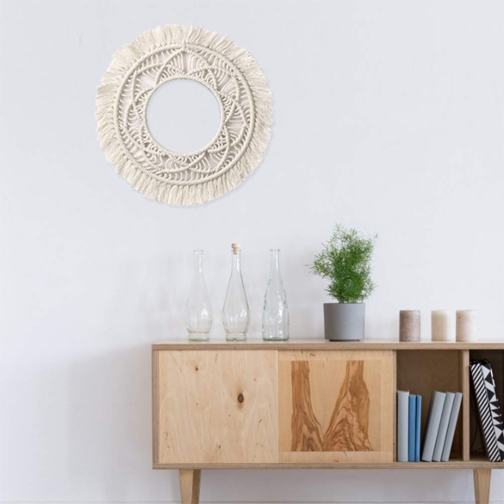 Tapiz De Pared De Macramé Bohemio | Decoración Hecha A Mano | Para Salón, Dormitorio U Oficina