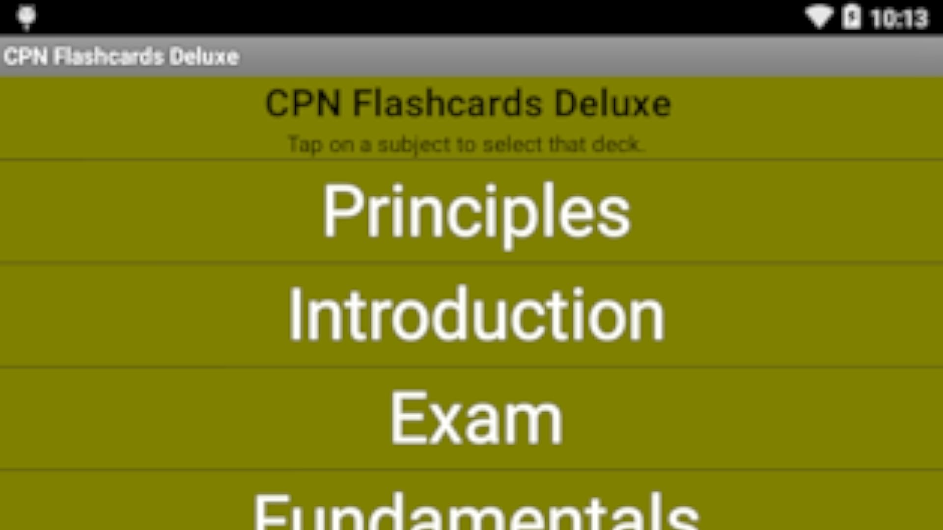 CPN Flashcards for Android