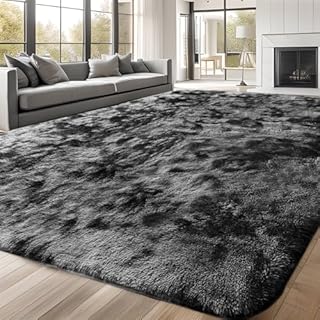 LNZHAO Rugs Living Room - 160x230cm Soft Fluffy Area Rugs for Bedroom - Washable Rug Antiskid Shaggy Rug Carpets - Suit for Bedroom Dorm Nursery Kids Room Office Lounge Home Decor