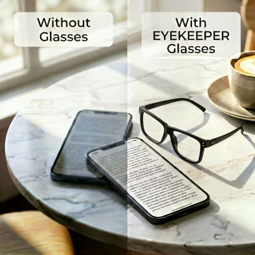 Eyekepper 5-pack Oversized Reading Glasses Women Men Square Large Frame Readers +1.5 — view 6