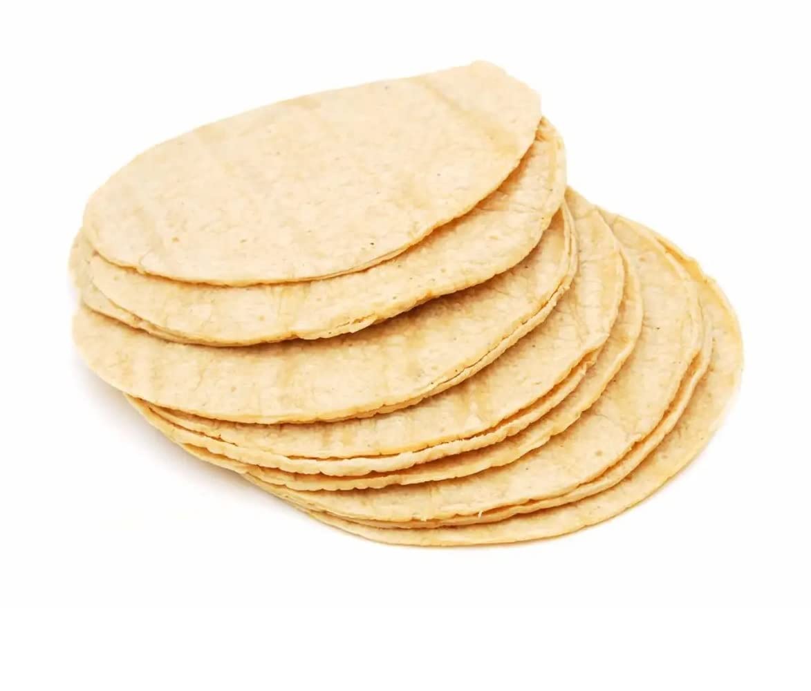 2 x 800 g autentiche tortillas messicane vegane al nixtamal, vegano, Gmo-free, glutine gratis