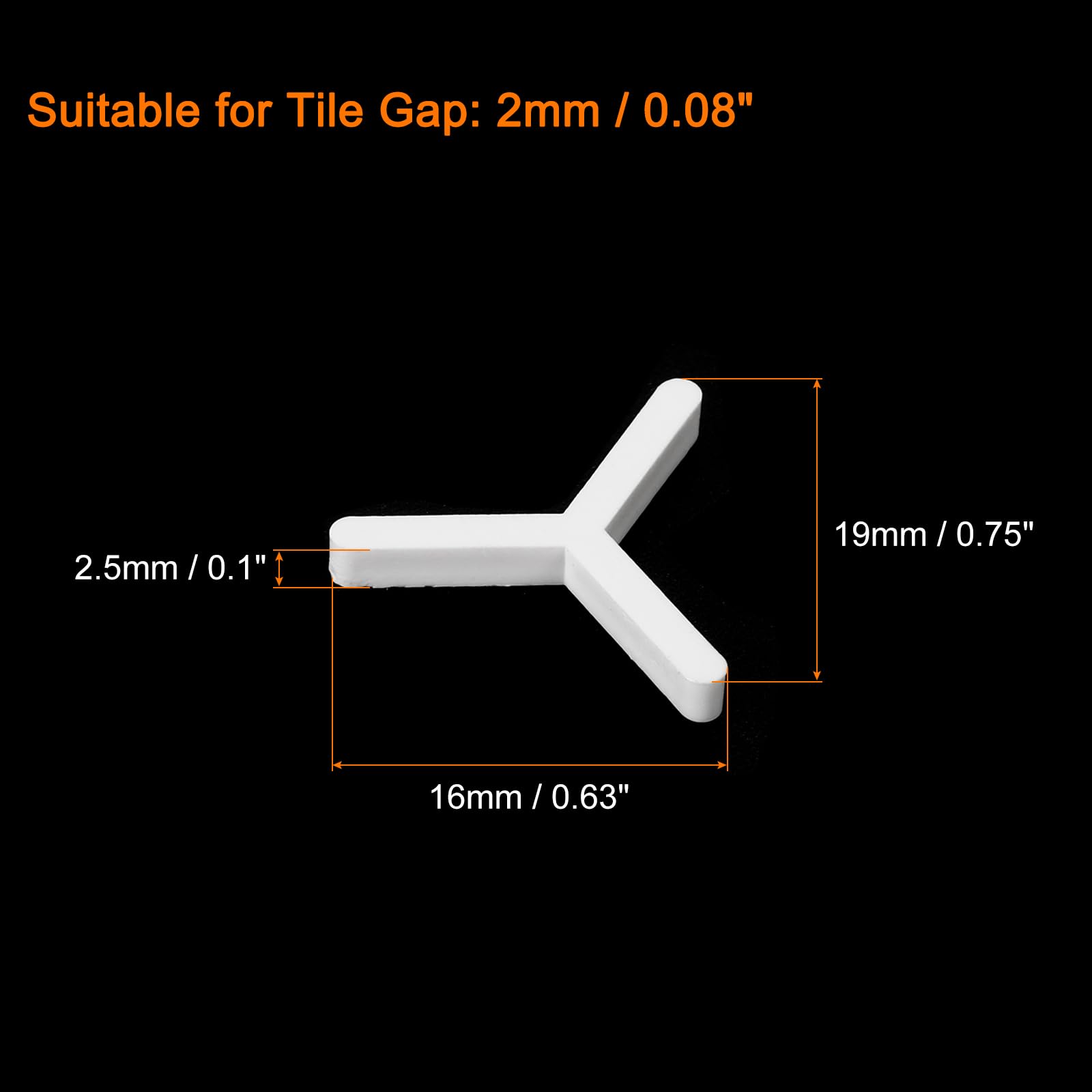 DISTANZIATORE X PIASTRELLE A T MM.3 PZ.250 SACCHETTO