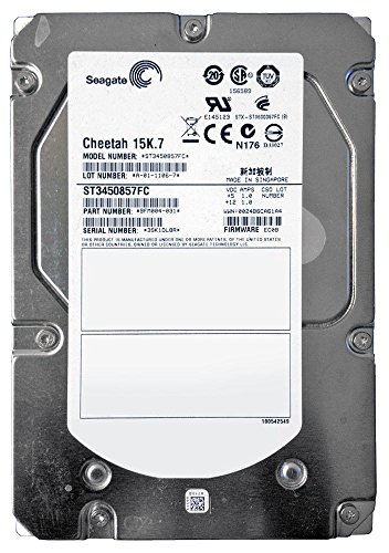 Seagate Cheetah 15K.7 ST3450857FC Interne Festplatte 450GB (8,9 cm (3,5 Zoll), 15000 rpm, Fibre Channel 4 GB/s) bulk