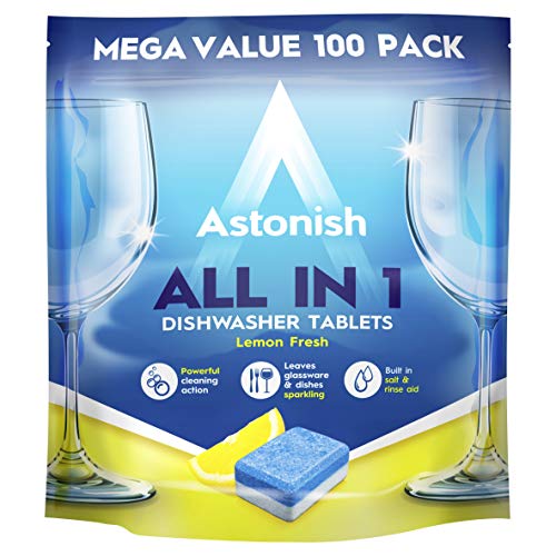 Astonish All in 1 Dishwasher Tablets, 100-Piece