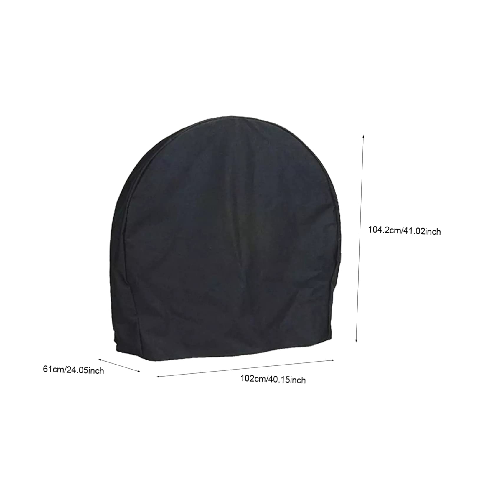 IWOWHERO Outdoor Firewood Hoop Cover Waterproof Dustproof Oxford Fabric Yard Stuff Cover Rays Windproof Easy Clean Hose