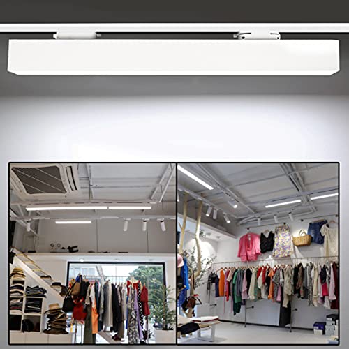 YC 業務用 ダクトレール用 LED蛍光灯 配線ダクトレール用照明器具 一体型 ダクトレール用ライト ライティングレール照明 施設照明 フリッカーレス 大光量4500lm 40W型2灯相当 発光色:昼光色