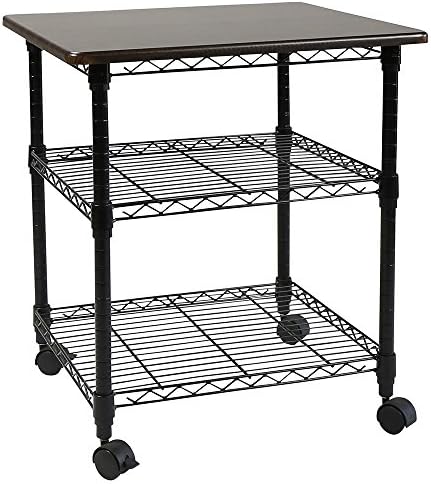 Apollo Hardware Printer Stand Series / 3 Tier Printer Stand(Black) 18" Wx21 Lx27 H (3 Tier)