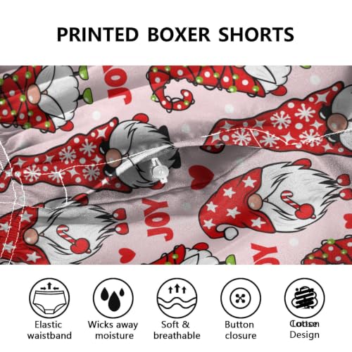 Image of Men's Boxer Shorts Cotton Loose Underwear with Button Fly