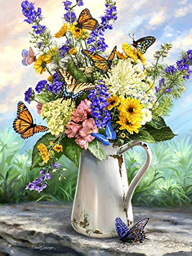 Springbok 36 Piece Jigsaw Puzzle Butterfly Blossom