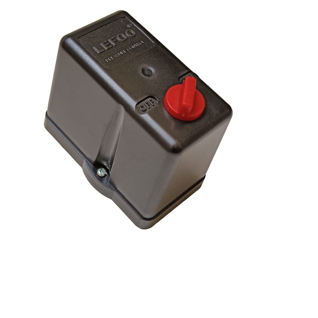 LEFOO Auto Cut Off Switch For Air Compressors/Pressure Control Switch LF18 Pressure Range 4 To 16 Bar Without Unloader valve QTY 1Pc (LF18 - BLK) (B0BWSHC3DW) Amazon Price History, Amazon Price Tracker