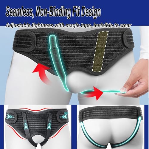 Faja para Hernia Mediana unisex para soporte inguinal miniatura 6