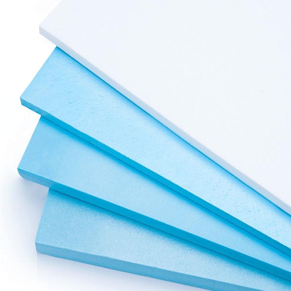 Pannello in schiuma ad alta densità per edilizia, pannelli isolanti leggeri e resistenti, colore bianco, 40 x 60 x 2 cm, blu, 30 x 40 x 2 cm, ideale per progetti fai da te e miglioramento della casa