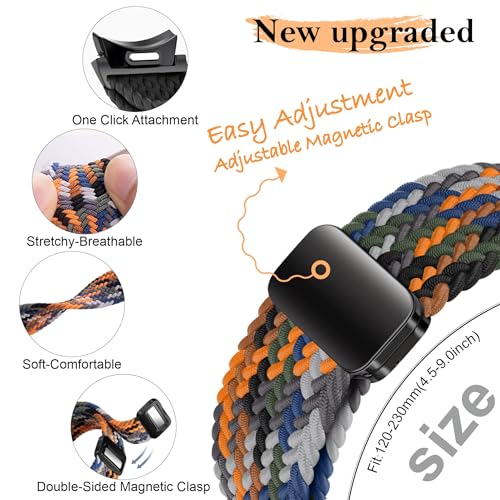 Bracelet tressé Galaxy Watch 5 Pro magnétique ajustement précis