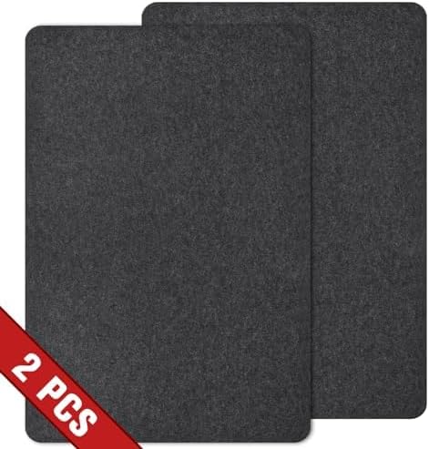 Miniatura 8 de Paquete de 2 tapetes para sillas de escritorio para suelos de madera dura y azulejos, tapetes de 55 x 35 pulgadas para silla de oficina para sillas