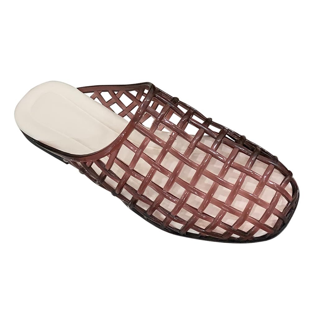 Jelly Ballerinas - Scarpe da balletto da donna, in rete, con punta chiusa, leggere, traspiranti, per viaggi all'aria aperta