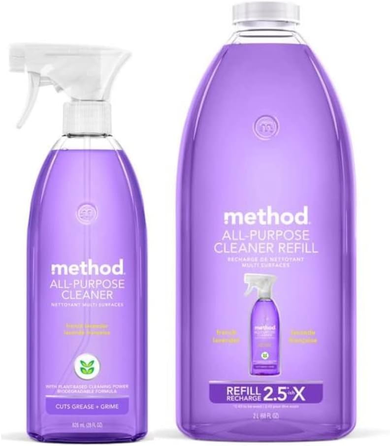 Method All Purpose Cleaner Lavender Spray Bottle & Refill