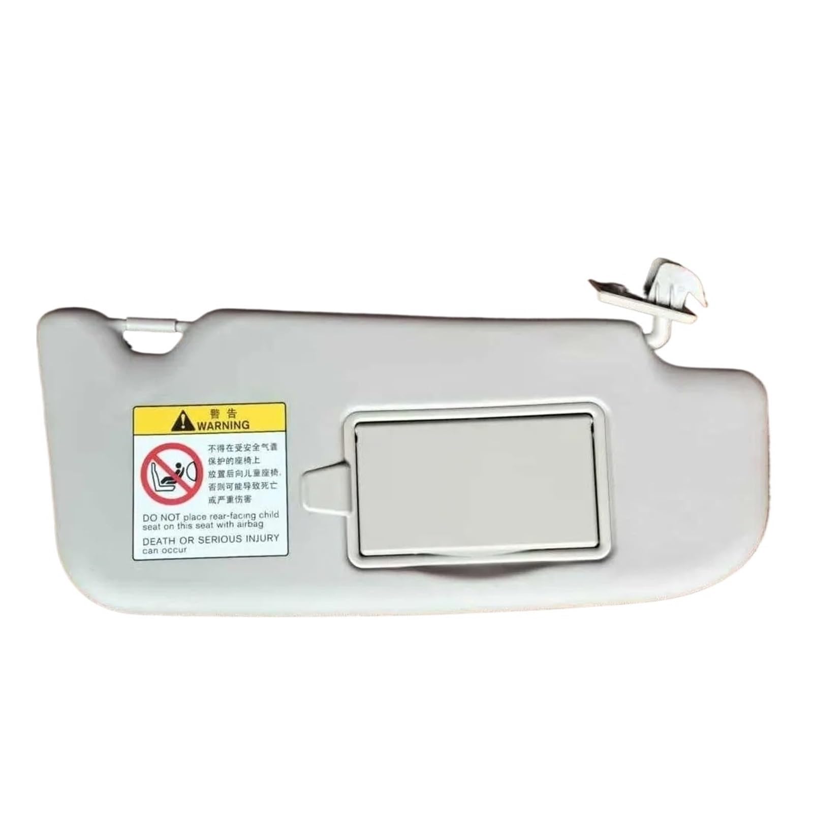 Parasol Interior para Nissan para Qashqai 2008-2015 Visera Interior para Coche con Espejo Conjunto De Visera Frontal Accesorios para Coche Visera Izquierda Derecha(Right Side Grey)