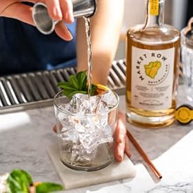 Market Row Botanical Rum 40% 50cl | Award-winning golden rum hand crafted in London by the Brixton Distillery Co – Market Row Rum