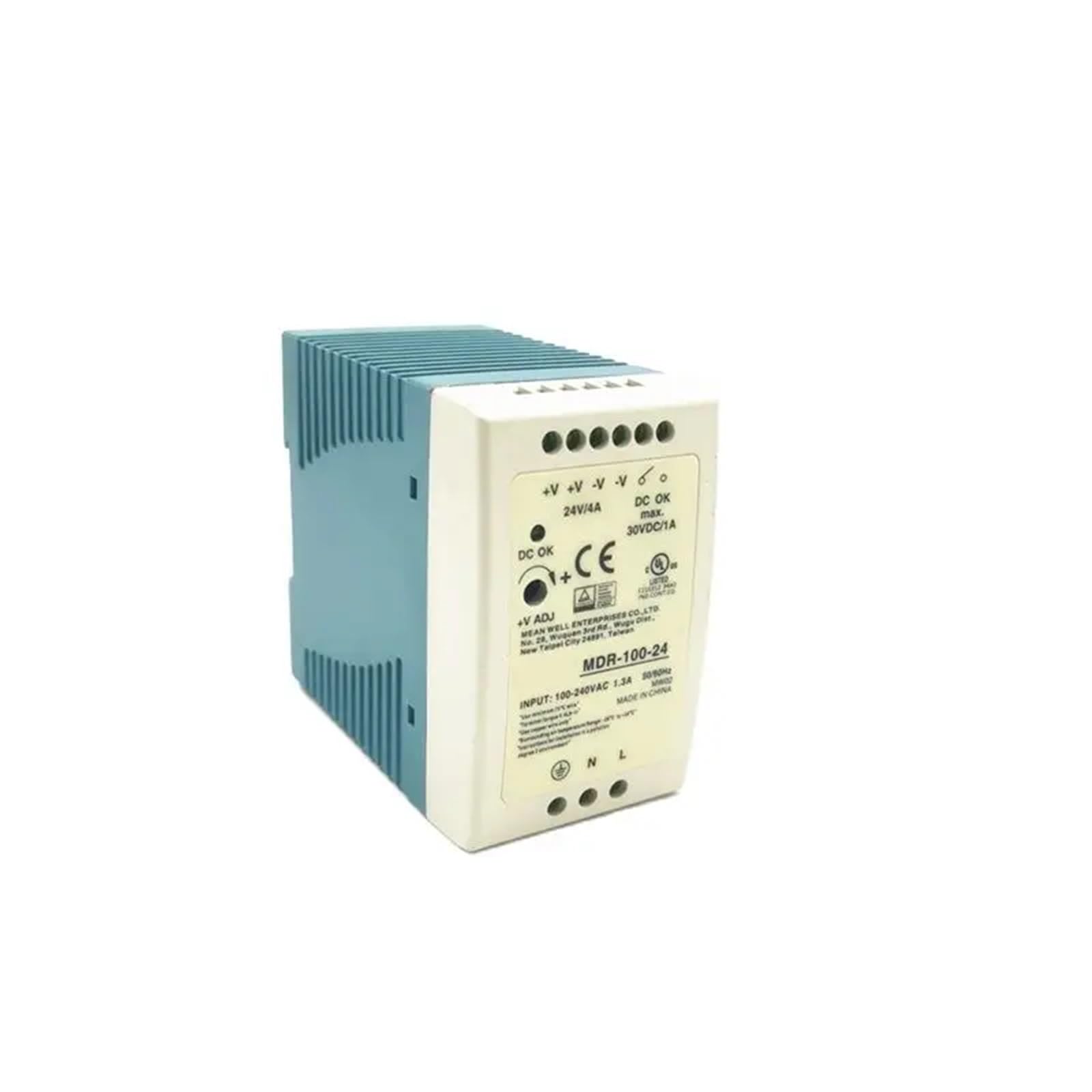 Alimentation LED 12V rail DIN MDR-100W à commutation haute efficacité