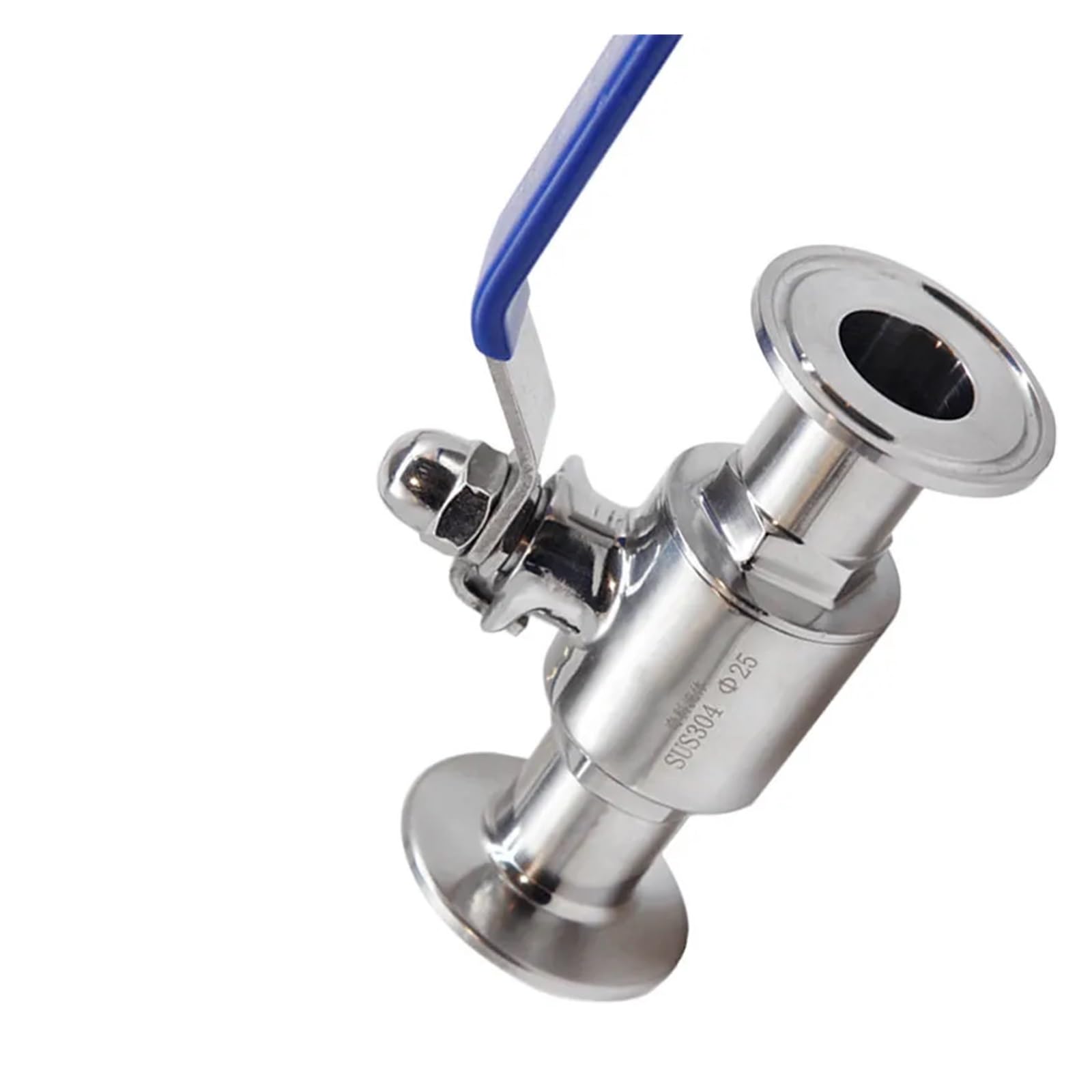 MXXDMOPD 1.5" 2" 2. Tri Clamp Ferrule OD 25mm 50.5mm 64mm 304 Stainless Steel Ball(304,32x50.5mm Ferrule OD)