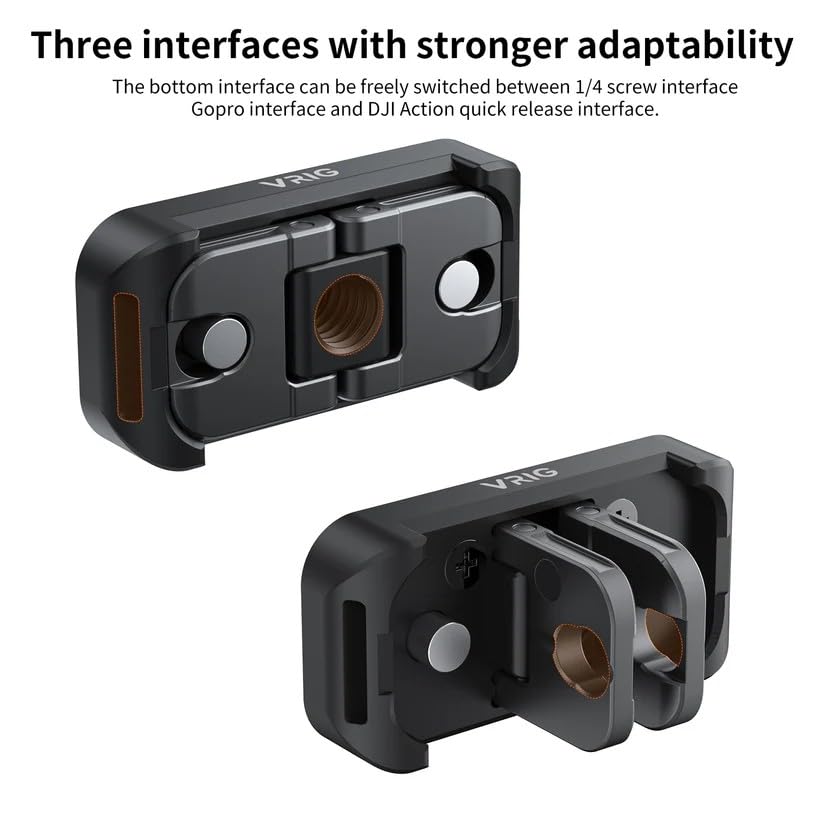 Interface 3 en 1 montage rapide Insta360 X4 avec pas de vis