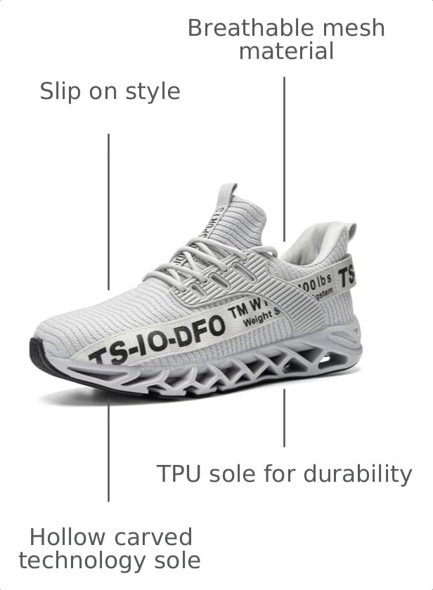 Image of TSIODFO Men's Running Walking Fashion Sneakers