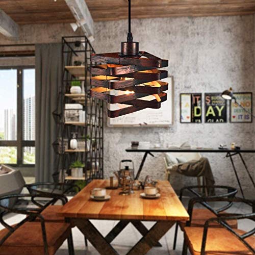 Suspension corde style industriel pour éclairage de restaurant et café