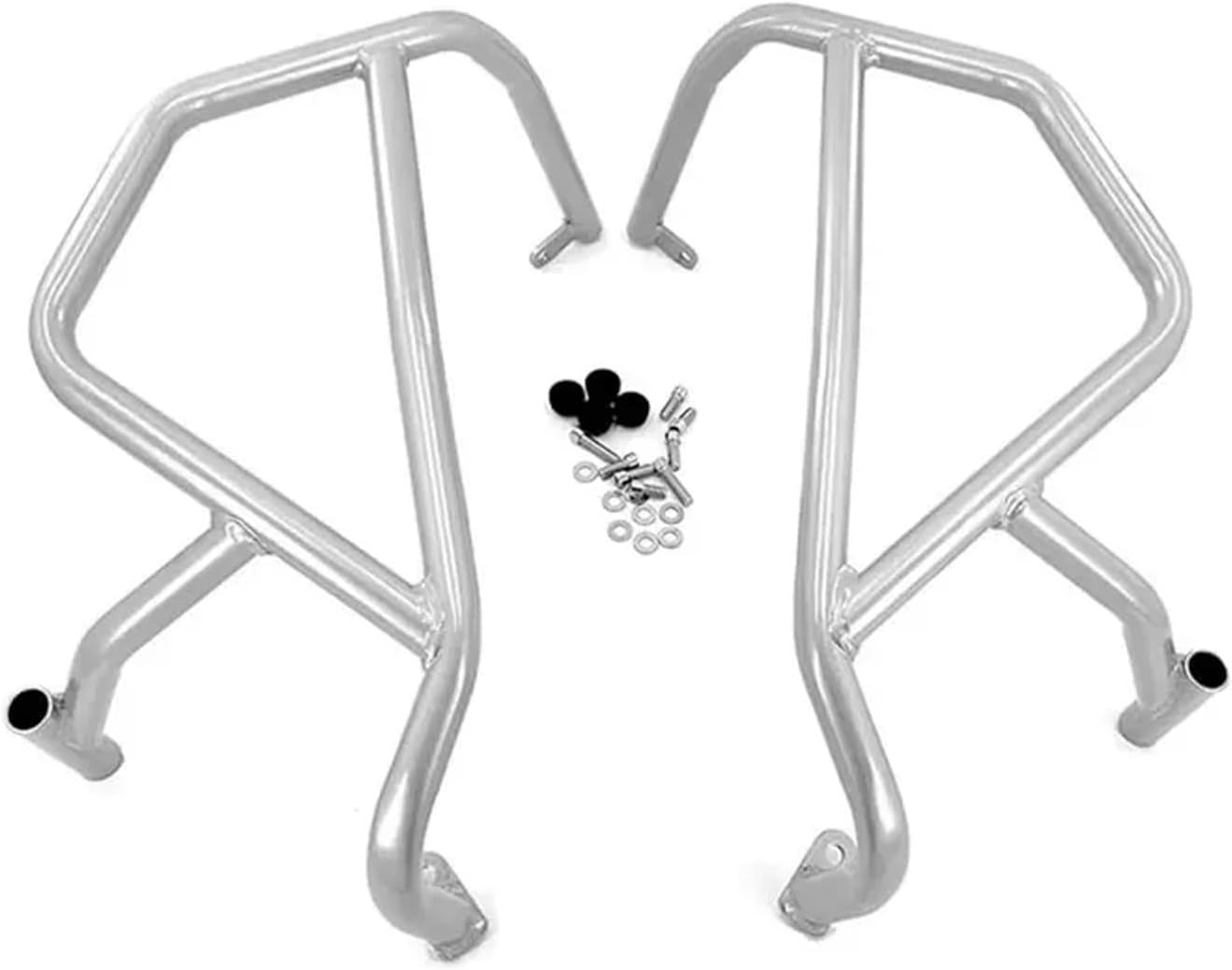2023 2024 2025 450 MT Motorcycle Highway Engine Guard Crash Bar Frame Bumper Fit for CFMOTO 450-MT 450MT Fairing Protector Bars(Upper(White))