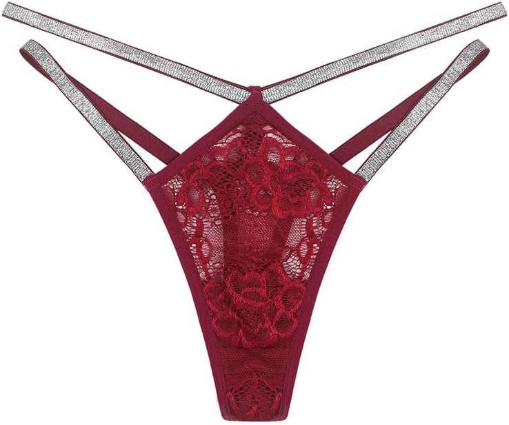 Kobiety Damskie Koronkowe Stringi Oddychające G-strings Majowani Majtki