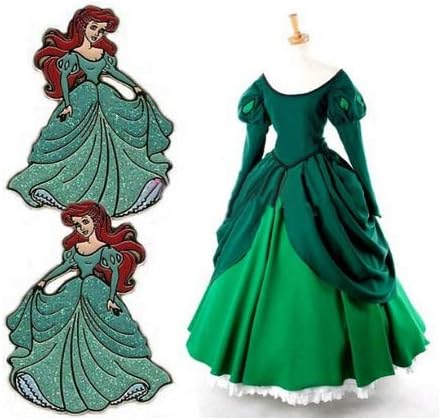 Amazon ディズニー Ariel エリアル 映画 ドレス 風 コスプレ衣装 コスプレ 仮装 通販