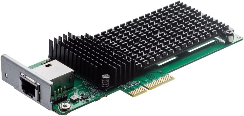 ASUSTOR AS-T10G3 Network Card angled view