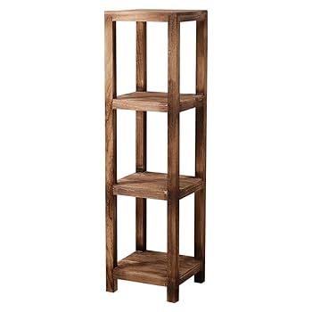 木製　移動式　多目的飾り棚　昭和中頃　民芸家具　横幅　奥行　大きめサイズ　花台 55661590_08_web.jpg